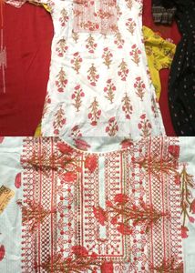 Cotton Embellished Kurti✨️
