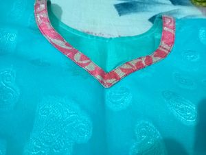 Teal Paisley Print Tunic Top