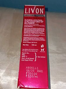 Livon Anti-Frizz Serum