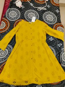 Brand Schiffli Cotton Kurta