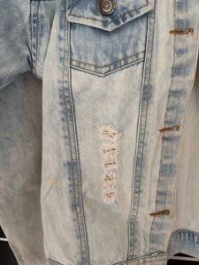 Distressed Denim Jacket