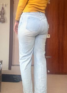 Light Wash Wide Leg Savana Jeans