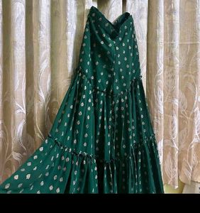 Green Ethnic Co-ord Set