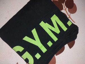 Black GYM Crop Top S size