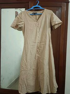 Veromoda M Size Button Down Dress With Belt