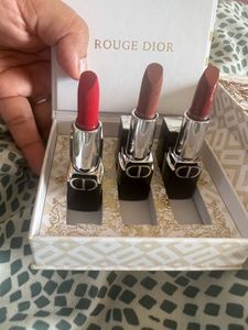 Dior Holiday Rouge Collection - Set Of 3 Lipsticks