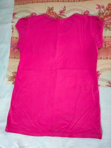 Pink Cotton Women&#39;s Top