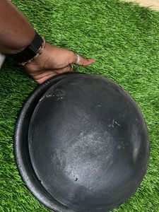 Handmade Black Mud Cooking Kadaai New