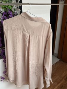 Elegant Beige Button-Down Top