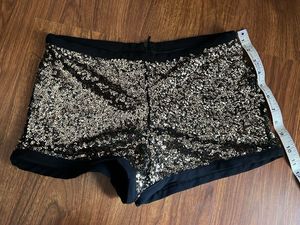 MANGO SEQUIN PARTYWEAR SHORTS