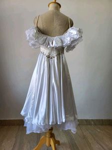 Vintage White Ruffle Dress