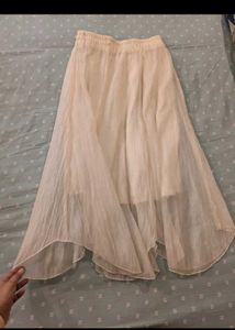 Flowy Cream Skirt