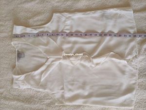 White Ruffle Sheer Tank