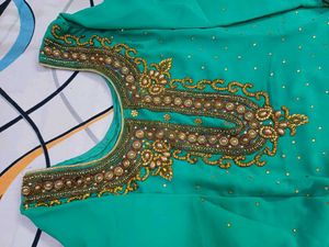 Teal Embellished Salwar Kameez Suit