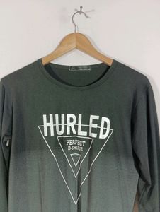 Black Painted Casual T-shirt (men)