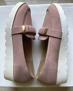 Mast &amp; Harbour Pink Slip On Ballerina For Women
