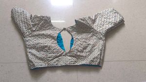 Organza Saree With Stitched Blouse