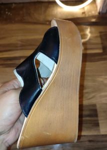 Black Wedge Sandals size 36