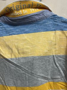 Mudo Jeans Striped Polo T-Shirt