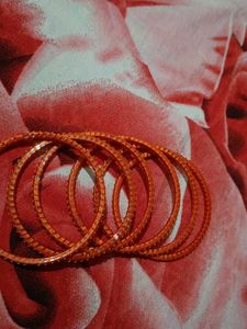 Thread Bangles Orange