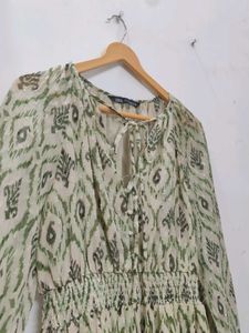 Zara Printed Mini Dress