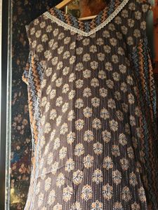 Brand New KANTHA Kurti WiTH SIDE POCKETS