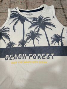 Sleeveless T Shirt For Kids
