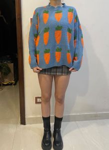 Carrot Pattern Sweater
