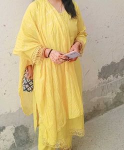 Yellow Kurta Set New Style