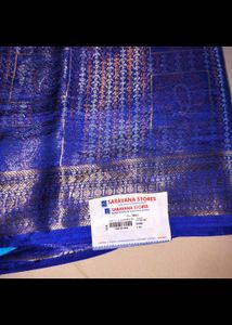 New Fancy Wear  Saree With Dual Colour