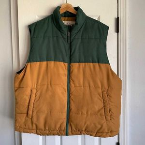 Color Block Puffer Vest