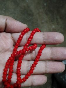 Red Beaded Necklace