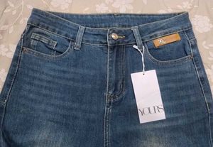 Wide Leg Denim Jeans