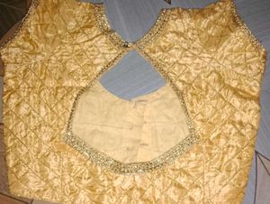 Golden Readymade Blouse