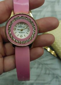 Girl&#39;s Pink Watch
