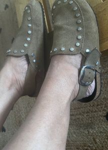 Zara suede Clogs size 36