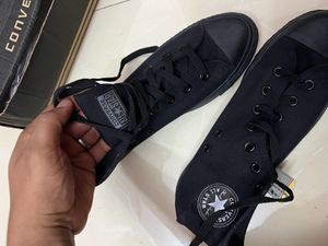 Men Converse Chuck Taylor High All Black Sneakers