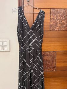 Black &amp; White Maxi Dress