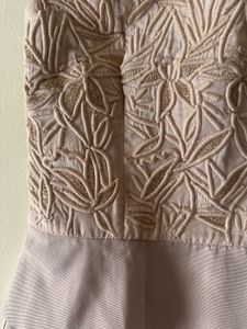 Handwork Strapless Dress