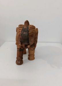 Wooden Elephant Showpiece