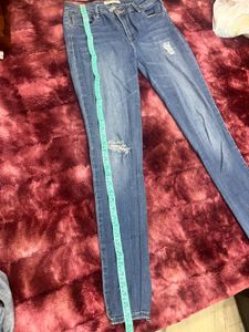Worn Once Denims On My Birthday- Stretchable