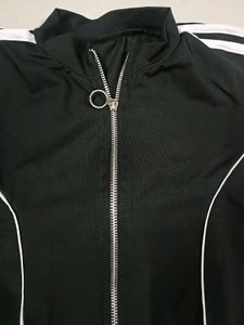 Y2k Sporty Corset Black zipped top