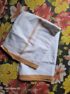 Pure Cotton White Gamchha (Towel)