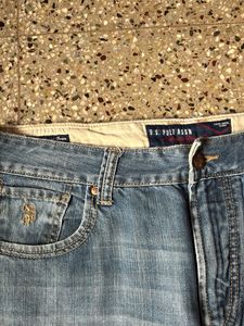 Light Blue Wash Demon Jorts