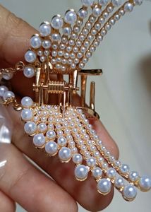 Pearl Studied Clutch/claw/butterfly