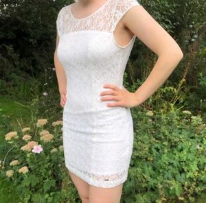 HOLLISTER White Lace Dress