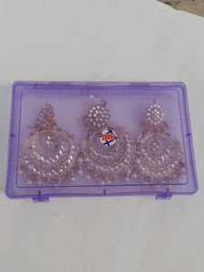 Kundan Pearl  Jewellery Set
