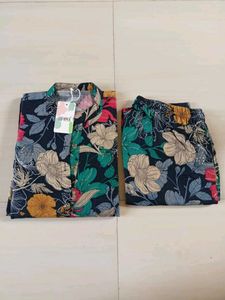 Floral Print Dress with Pants 😍