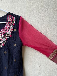 New Navras cotton embroidered kurta