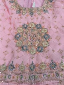 Pink Embroidered Kurta Set
